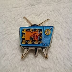 2/$10 MTV Retro TV Acrylic Charm Pin